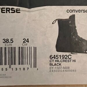 Converse Black High-Top Sneakers